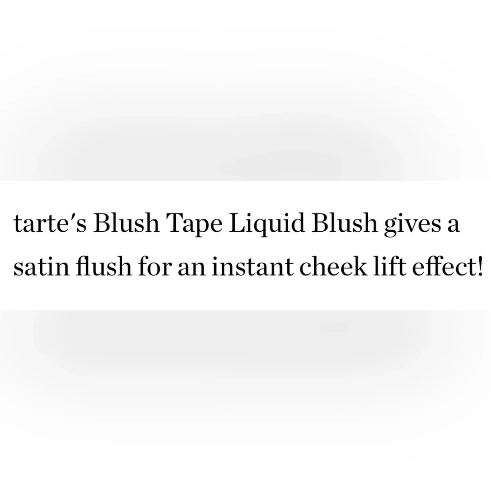 $12❤️‍🔥 Tarte Blush Tape Travel Size SATIN PINK RASPBERRY 🪞 NEW Mini